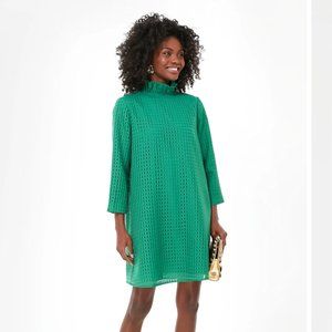 TUCKERNUCK  Emerald Green Burnout Daphne Dress